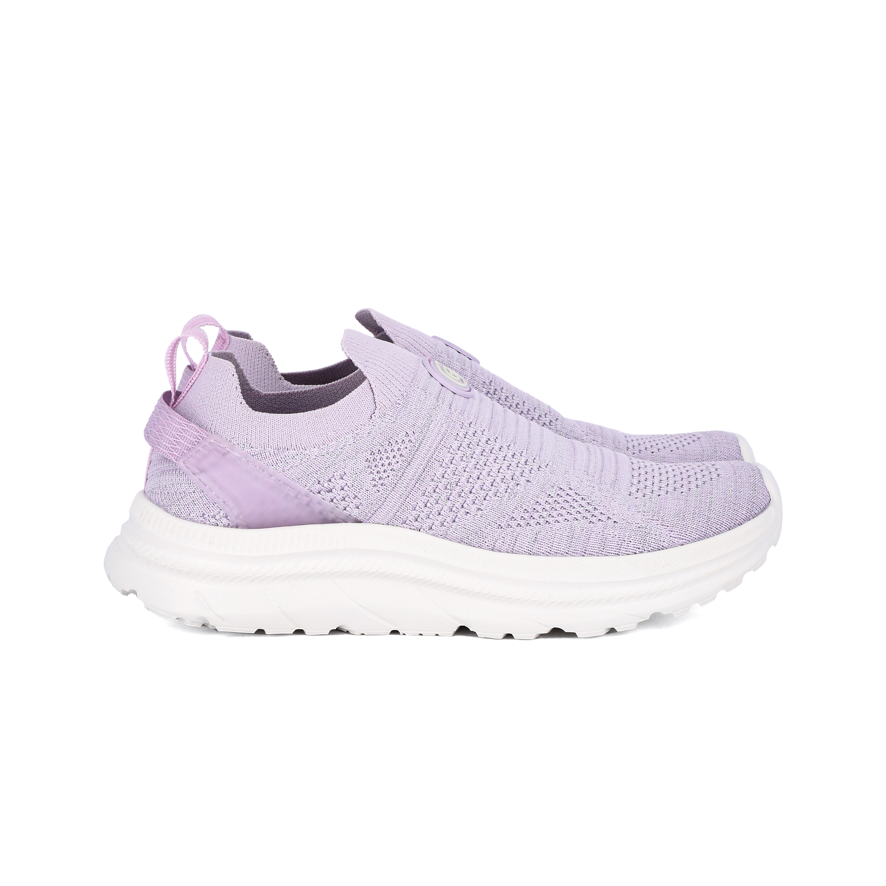 Sneakers slip-on riciclate lilla per bambine