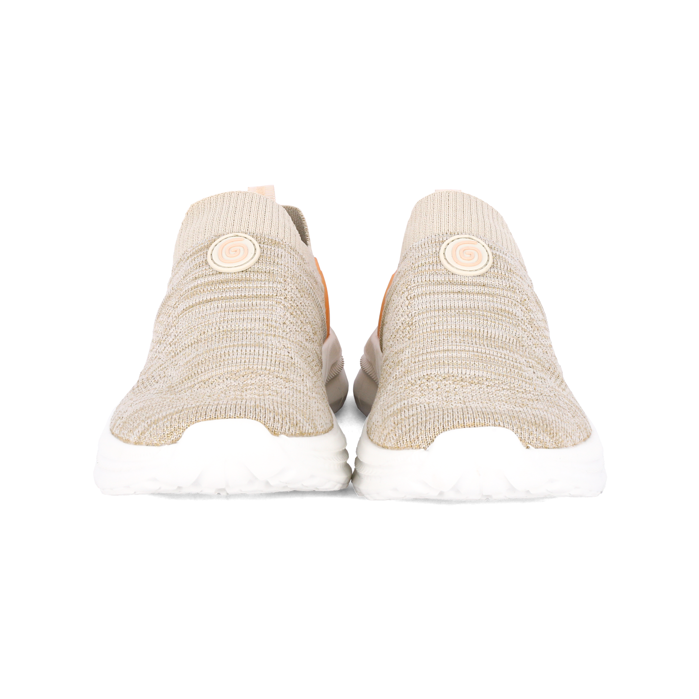 GOLD recycled slip-on sneakers